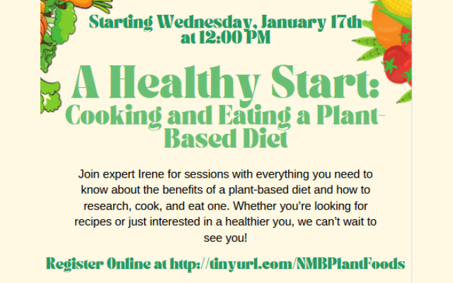 A Healthy Start Plant-Based Eating Workshop